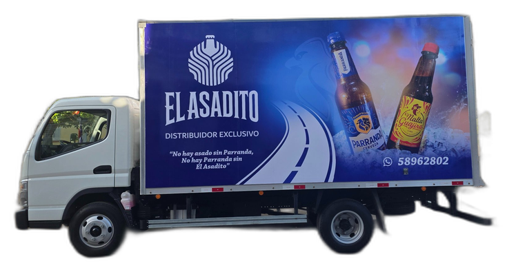 Camión de reparto de El Asadito